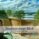 Διαμέρισμα Heimathafen Dieksee - Mit Direktem Seeblick & Balkon Am Dieksee Malente