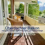 公寓 Heimathafen Dieksee - Mit Direktem Seeblick & Balkon Am Dieksee 马兰迪
