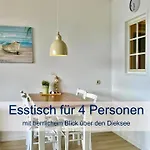 Διαμέρισμα Heimathafen Dieksee - Mit Direktem Seeblick & Balkon Am Dieksee
