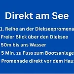 Heimathafen Dieksee - Mit Direktem Seeblick & Balkon Am Dieksee