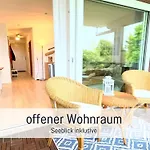 アパート Heimathafen Dieksee - Mit Direktem Seeblick & Balkon Am Dieksee マレンテ