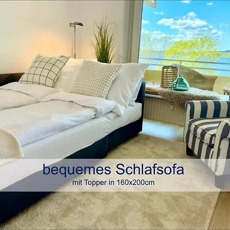 Ruhige Mit Direktem Seeblick & Balkon Am Dieksee *