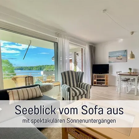 Heimathafen Dieksee - Mit Direktem Seeblick & Balkon Am Dieksee 아파트 말렌테
