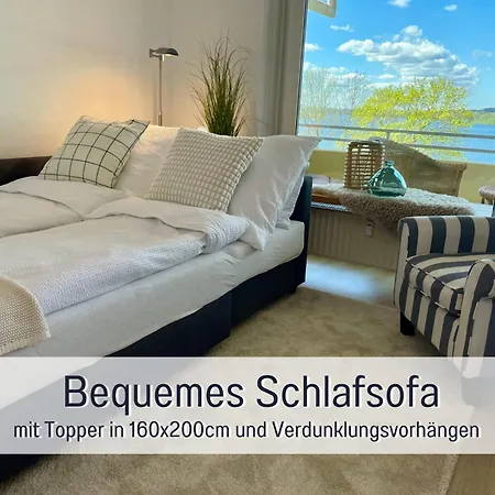 Heimathafen Dieksee - Mit Direktem Seeblick & Balkon Am Dieksee 아파트 말렌테