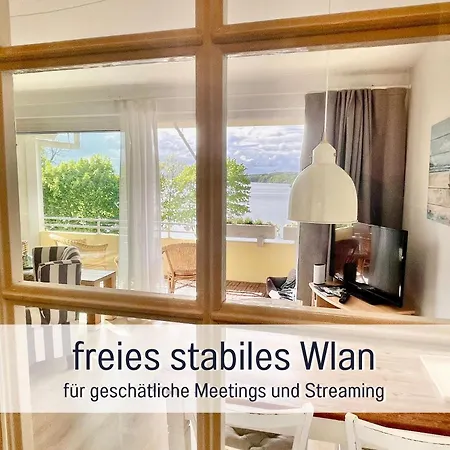 Apartman Heimathafen Dieksee - Mit Direktem Seeblick & Balkon Am Dieksee *