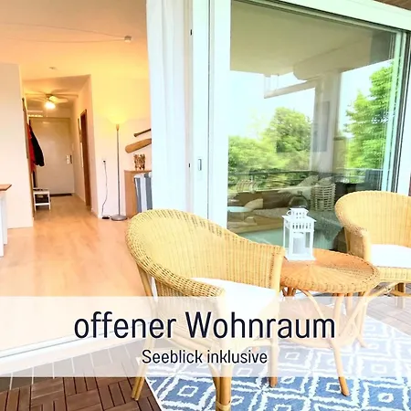 아파트 Heimathafen Dieksee - Mit Direktem Seeblick & Balkon Am Dieksee 말렌테