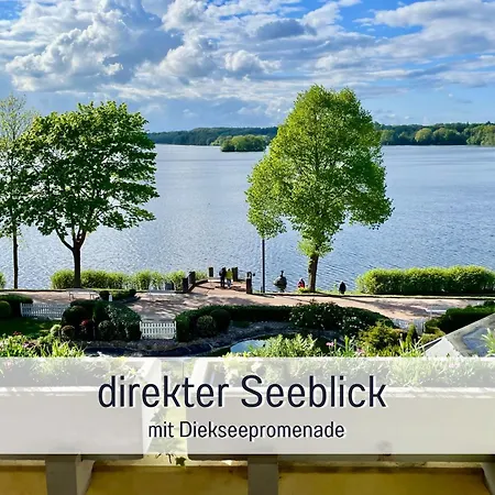 Heimathafen Dieksee - Mit Direktem Seeblick & Balkon Am Dieksee Apartman *