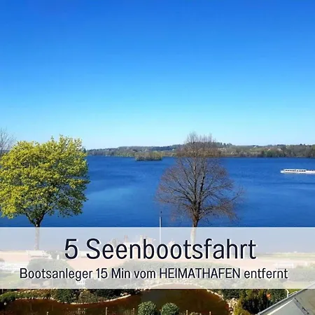 Heimathafen Dieksee - Mit Direktem Seeblick & Balkon Am Dieksee 아파트