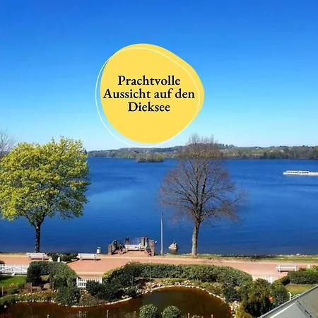Heimathafen Dieksee - Mit Direktem Seeblick & Balkon Am Dieksee Lejlighed *