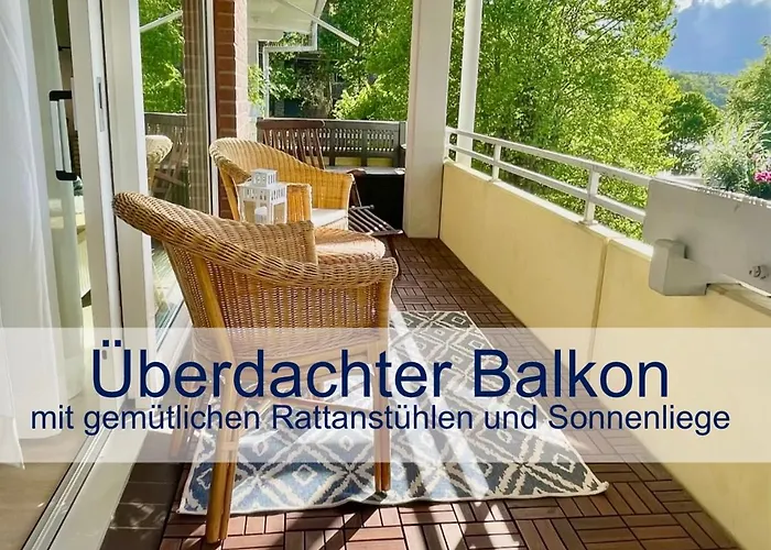 Appartement Heimathafen Dieksee - Mit Direktem Seeblick & Balkon Am Dieksee Malente