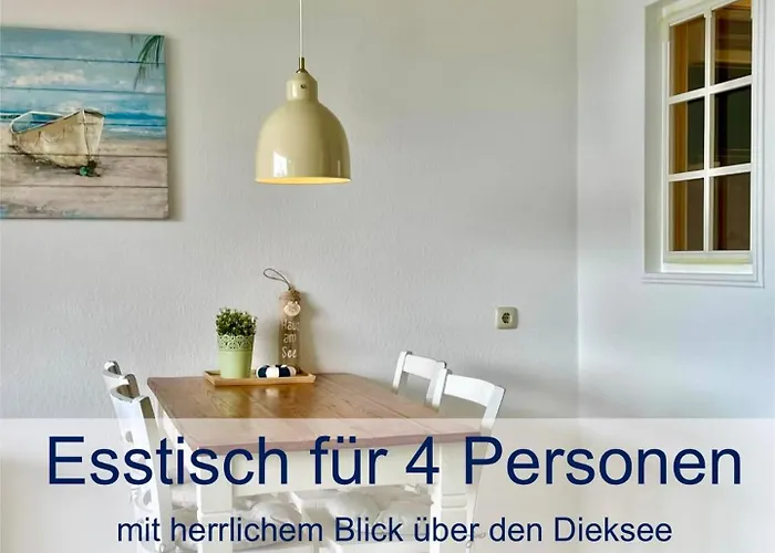 Appartement Heimathafen Dieksee - Mit Direktem Seeblick & Balkon Am Dieksee
