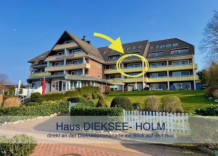 Ruhige Mit Direktem Seeblick & Balkon Am Dieksee *