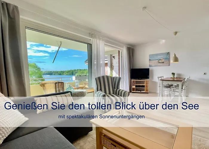 Appartement Heimathafen Dieksee - Mit Direktem Seeblick & Balkon Am Dieksee *